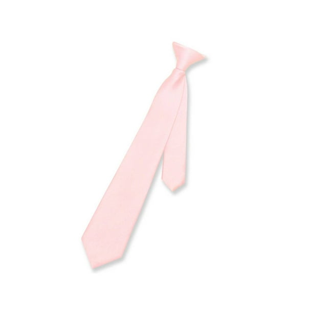 New Vesuvio Napoli Kid's Boy's Clip On Pre-tied Necktie size 14 Pink Wedding New Vesuvio Napoli Kid's Boy's Clip On Pre-tied Necktie size 14 Pink Wedding